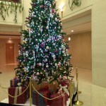 青山ダイヤモンドホールのクリスマスツリー